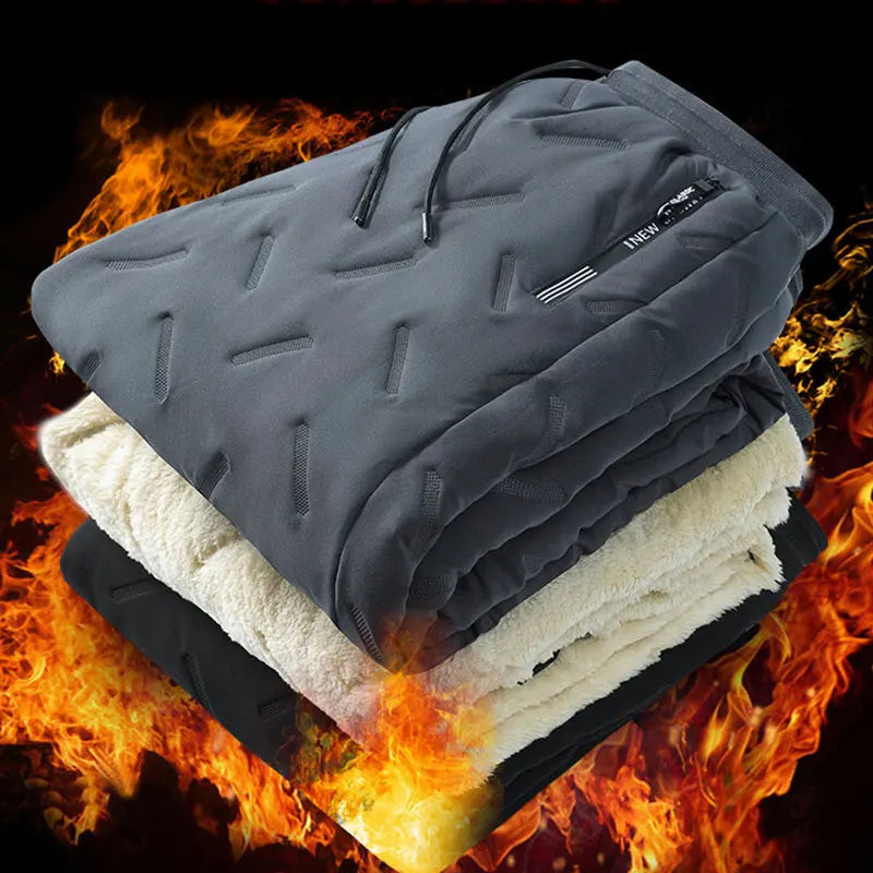 ⚡ Thermal Fleece Waterproof Winter Running Pants