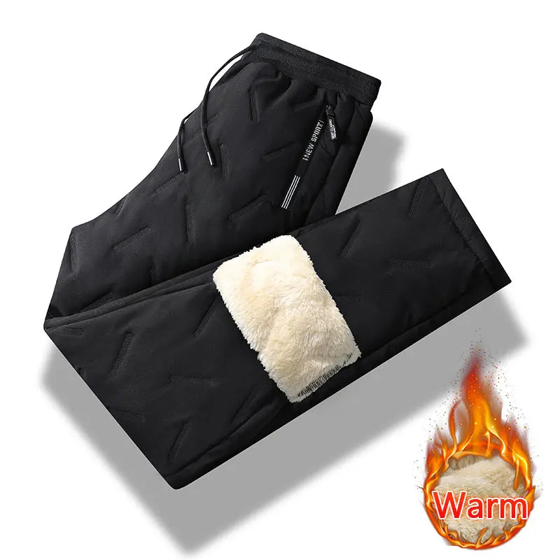 ⚡ Thermal Fleece Waterproof Winter Running Pants