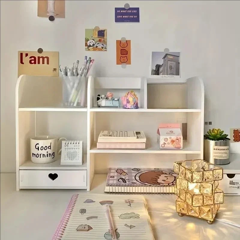 📂 Double-Layer Desktop Storage Shelf & Desk Organizer