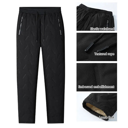 ⚡ Thermal Fleece Waterproof Winter Running Pants