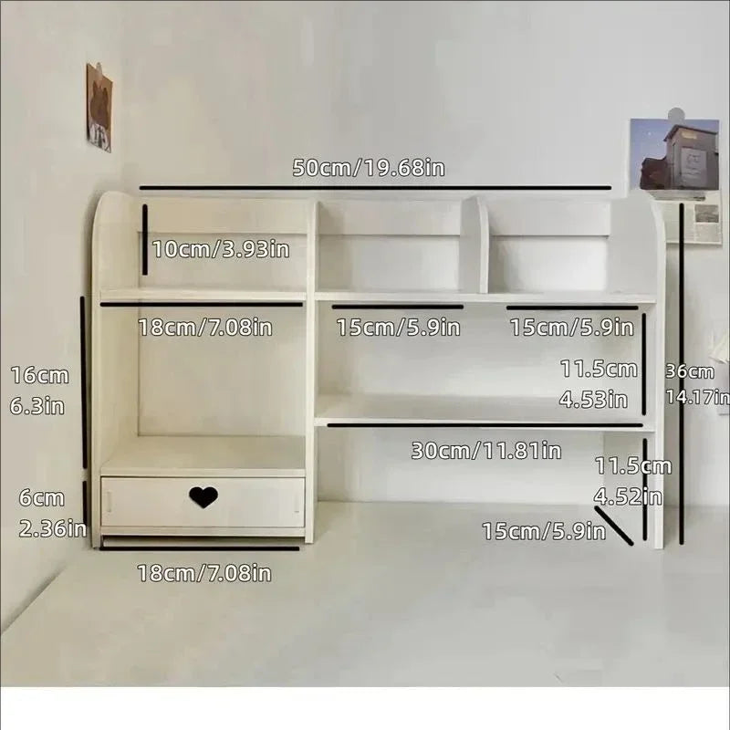 📂 Double-Layer Desktop Storage Shelf & Desk Organizer