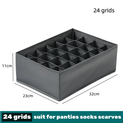 📂 Multi-Grid Wardrobe Organizer & Drawer Divider Box