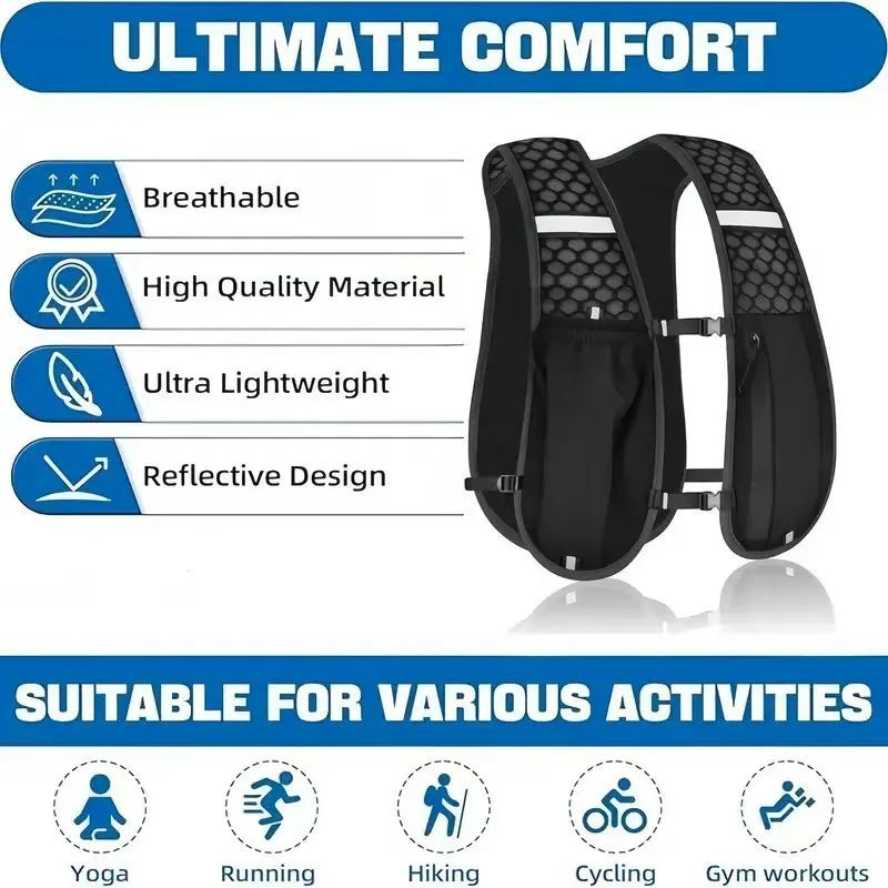 🏃‍♂️ Pro-Trail Running Hydration Vest