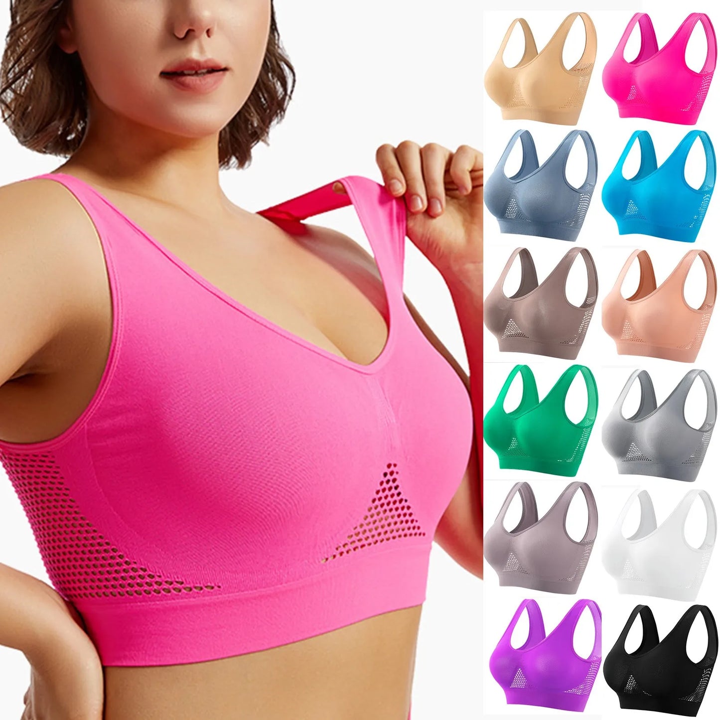 Luxe-Support Beautiful Back Sports Bra