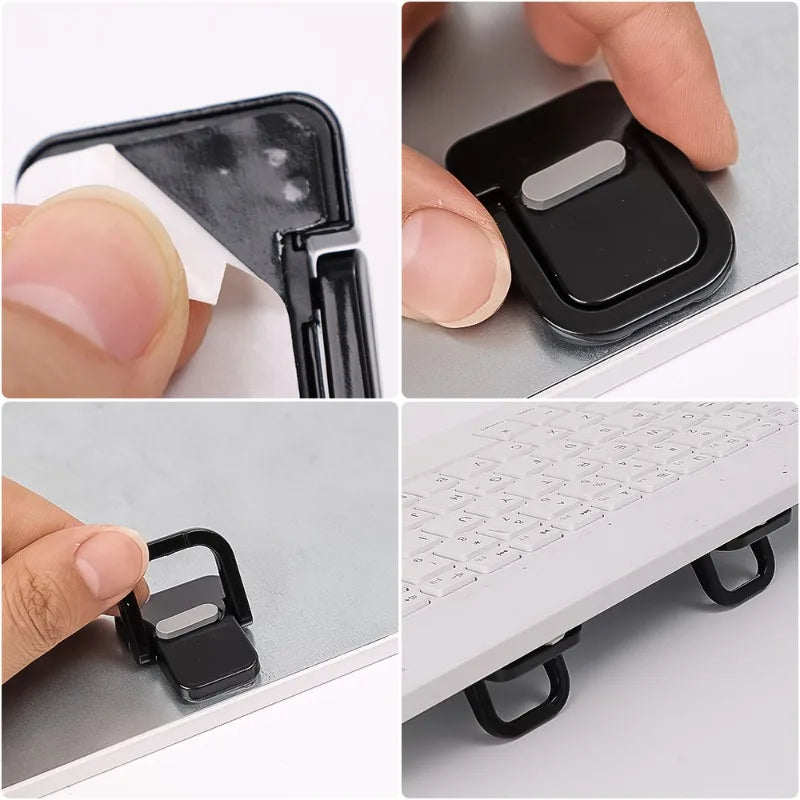 Mini Portable Laptop Stand Feet for Desk (2-Piece Set)