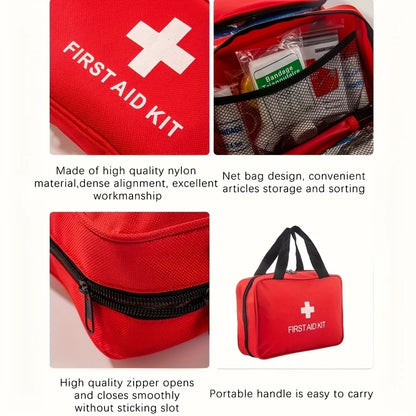 🏥 260-Piece Deluxe First Aid Kit for Home & Outdoor Safety