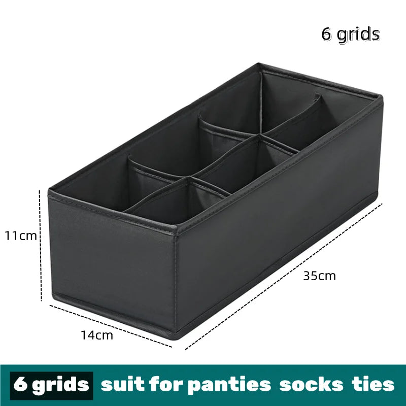 📂 Multi-Grid Wardrobe Organizer & Drawer Divider Box