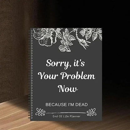 Family Emergency & Peace of Mind Legacy Planner Notebook
