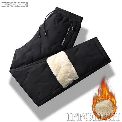 ⚡ Thermal Fleece Waterproof Winter Running Pants