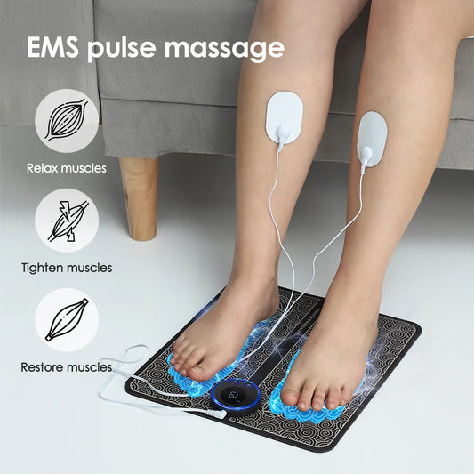 🦶 EMS Electric Foot Massager & Circulation Pad