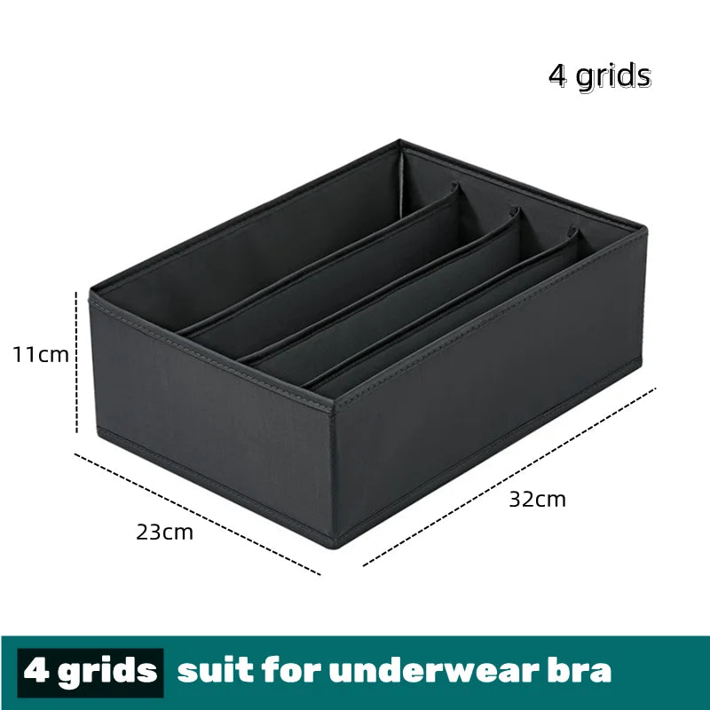 📂 Multi-Grid Wardrobe Organizer & Drawer Divider Box