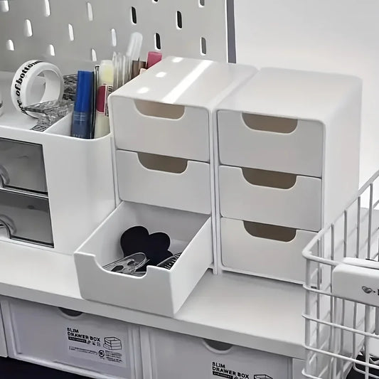 ⚡ 3-Layer Portable Storage Caddy for Office Supplies & Cosmetics