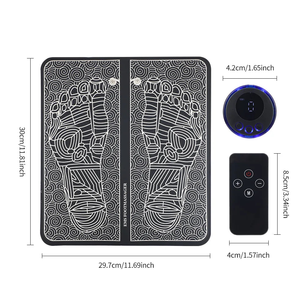 🦶 EMS Electric Foot Massager & Circulation Pad
