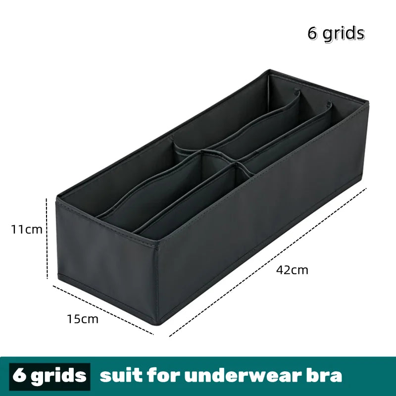 📂 Multi-Grid Wardrobe Organizer & Drawer Divider Box