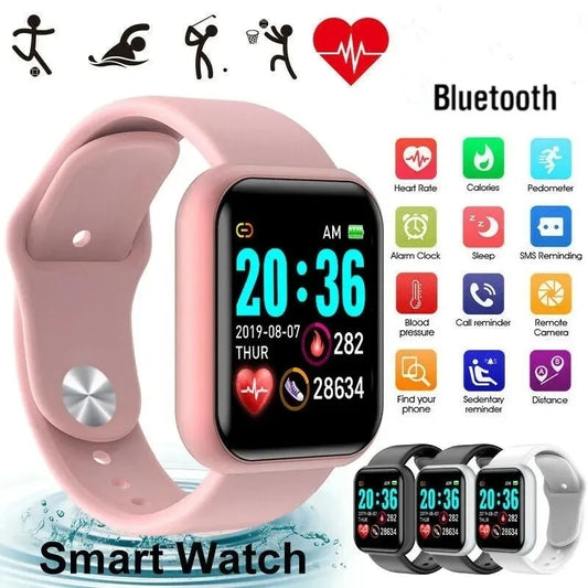⚡ Smart Fitness Watch with Bluetooth Music Player & Sleep Monitor