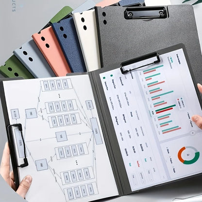 Business Writing Padfolio & Flip-Cover A4 Clipboard for School & Office