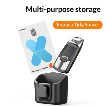 Car Center Console Organizer with High-Speed Toll Card Holder