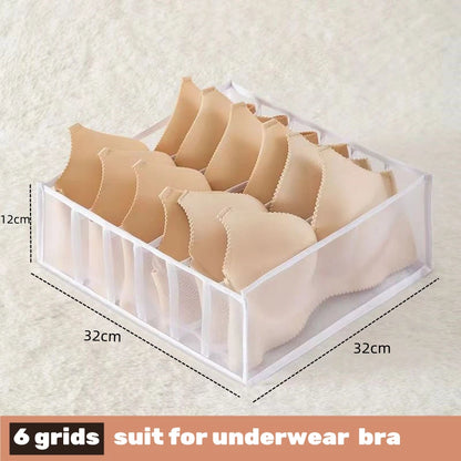 📂 Multi-Grid Wardrobe Organizer & Drawer Divider Box