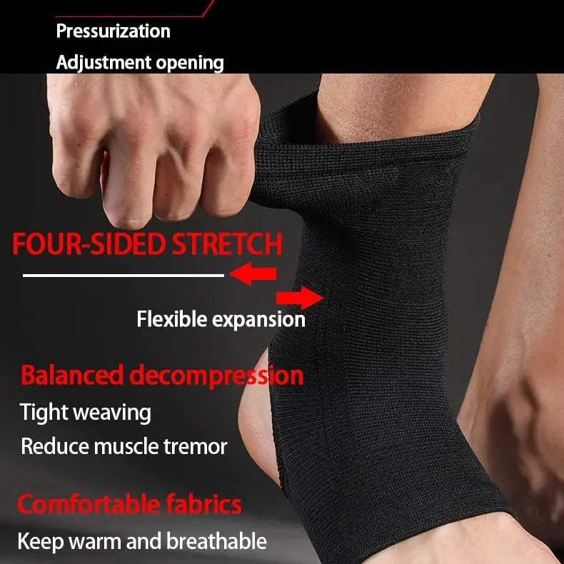 🏃‍♂️ Pro Elastic Ankle Support Sleeves (1 Pair)