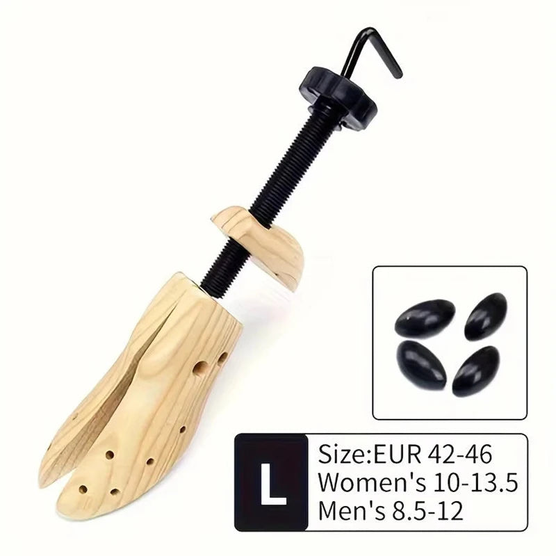 ⚡ 2-Way Adjustable Wood Shoe Expander for Wide Feet