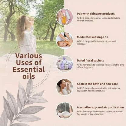 🌿 Pure Lavender Calming Massage Essence Oil (100ml)