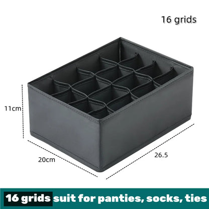 📂 Multi-Grid Wardrobe Organizer & Drawer Divider Box