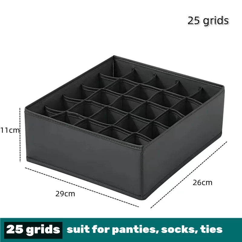 📂 Multi-Grid Wardrobe Organizer & Drawer Divider Box