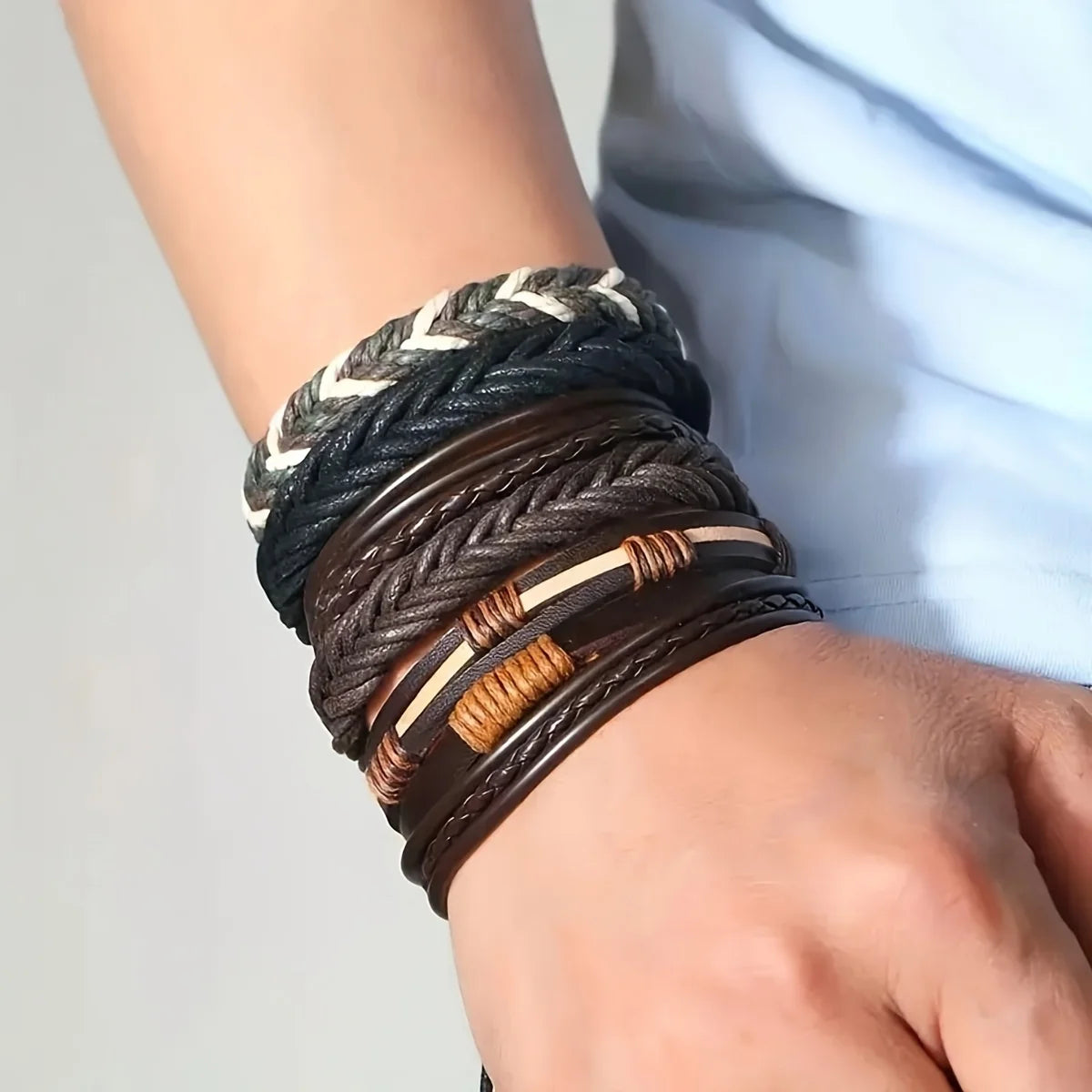 UrbanTribes 20-Piece Leather Wrap Set
