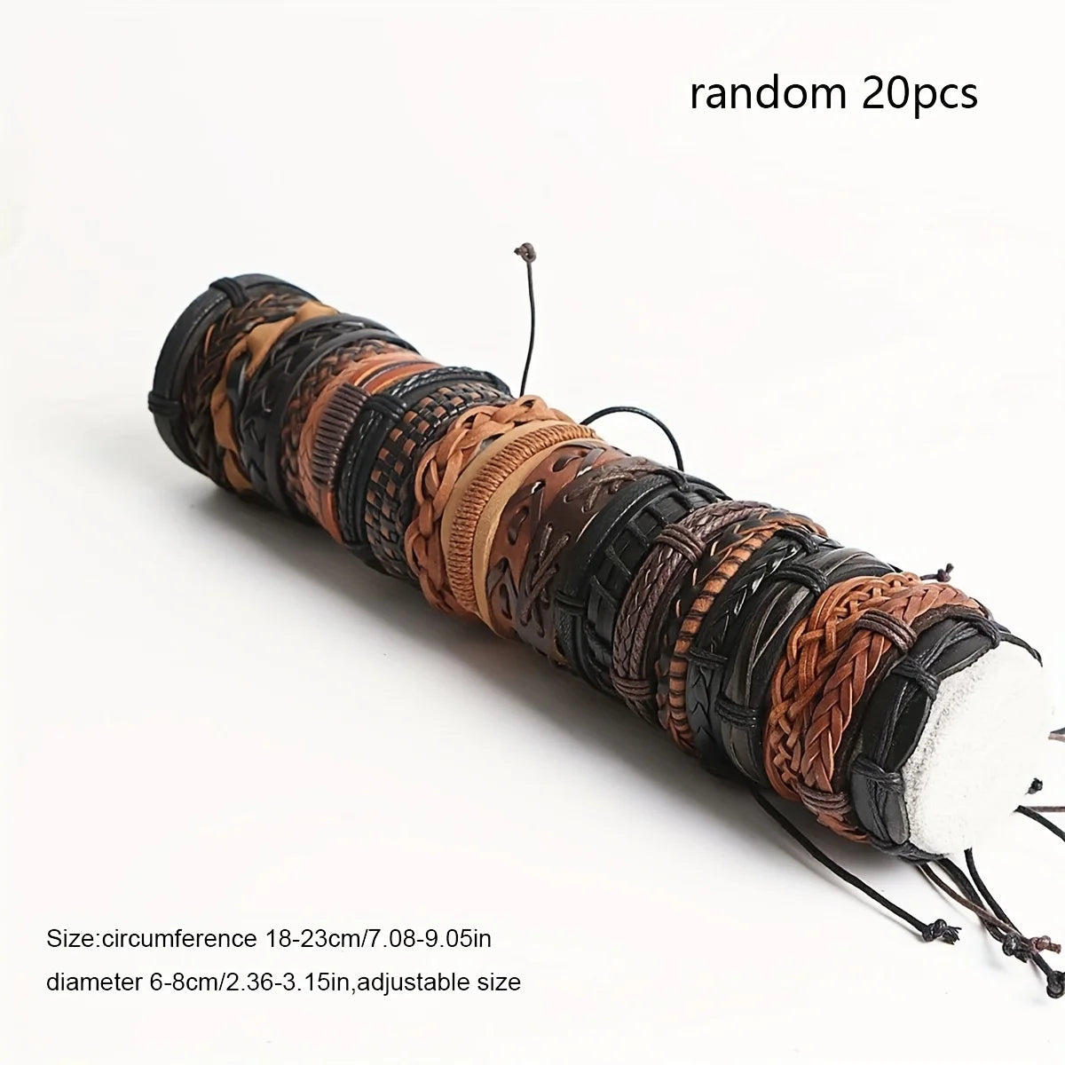 UrbanTribes 20-Piece Leather Wrap Set