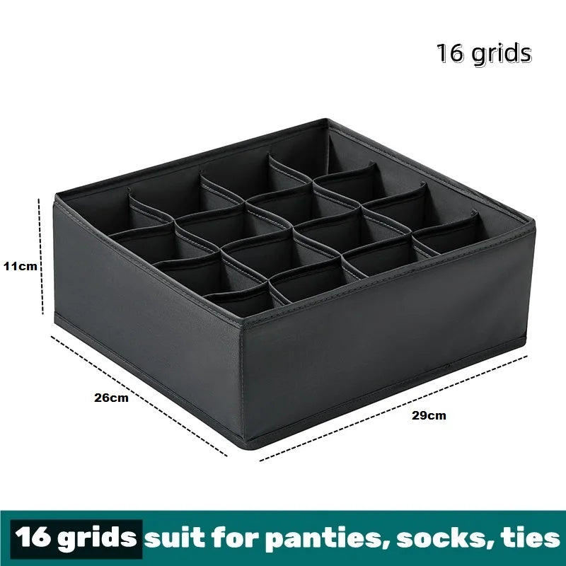 📂 Multi-Grid Wardrobe Organizer & Drawer Divider Box