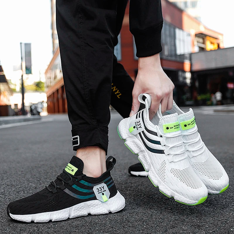 Men's Breathable Mesh Running Shoes